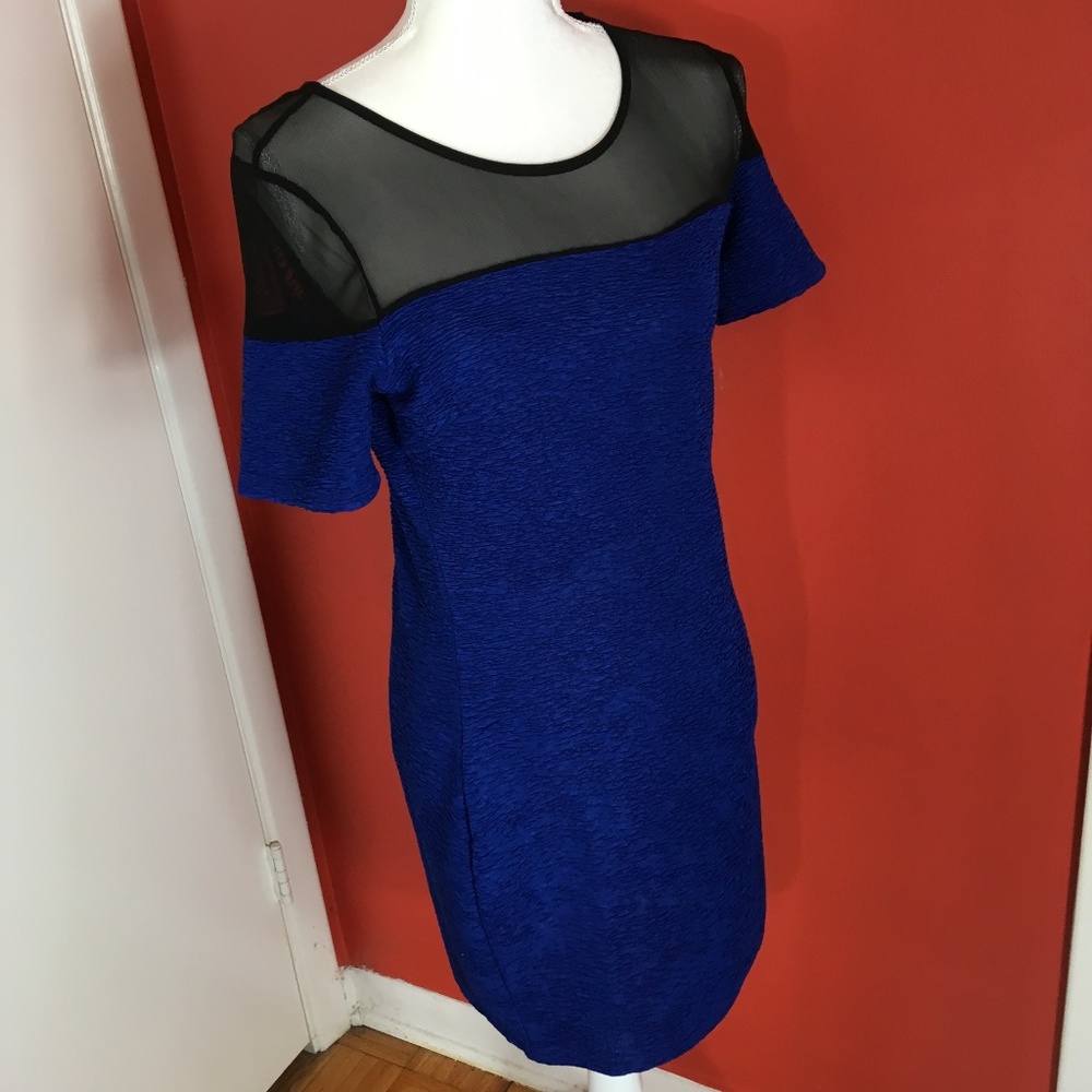 love J Ladies/Juniors blue & black dress, size M